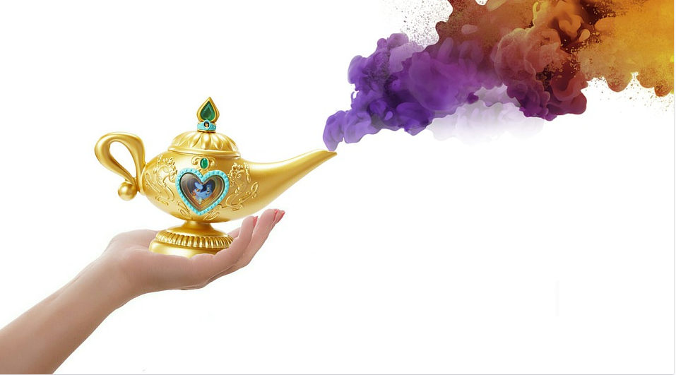 Tour de magie avec fumée