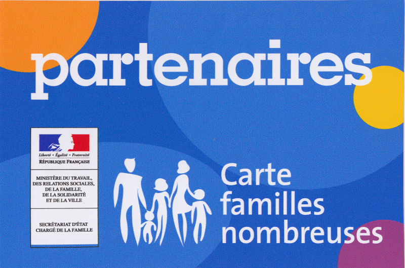 Carte pour famille nombreuse